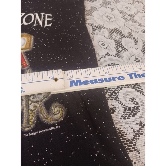 The Twilight Zone Tower Of Terror Fitted V-Neck Cotton T-Shirt - Picture 10 of 12